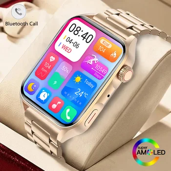ZODVBOZ Спортни Смарт часовници За Жени, които се показват винаги време, AMOLED, отговарящи На повикване, NFC-часовници, Водоустойчиви Умни часовници За Мъже, За Xiaomi