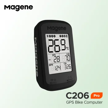 Magene C206 PRO GPS Велосипеден Компютър, Безжичен Водоустойчив Bluetooth ANT колоездене Колоездене Скоростомер Pro Подкрепа Ритъм HR Сензор