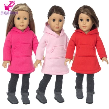 18-Инчов Американски Og Момиче Кукла Облекло Пуловер Кукла Палто Момиченце Подаръци