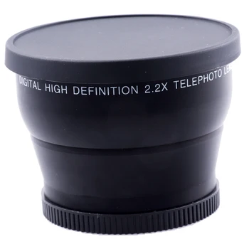 58 мм X 2.2 Допълнителен Телеконвертерный обектив за Canon 77D/350D/400D/450D/500D/1000D/550D/600D/1100D 18-55 мм обектив