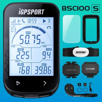 iGPSPORT BSC100S GPS Километраж, Колоездене Байк Компютър, Сензори Cycll Скоростомер Колоездене Скоростомер 2,6 'голям екран