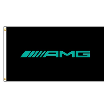 Полиестер хартата 90кс150км АМГс публикува знамето на състезателен автомобил на РМ за украса