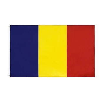 ПИЛОН 60X90 90x150 см Син Жълт Червен Ру Знаме на Румъния