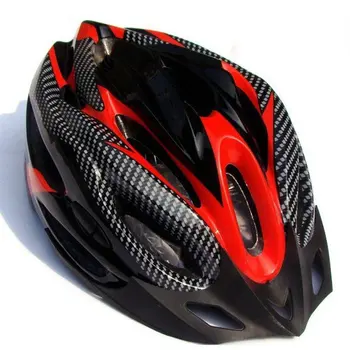 Велосипеден от въглеродни влакна Велосипеден Шлем Ultralight EPS + PC Покриване на МТБ Пътен Велосипеден Шлем Чели 