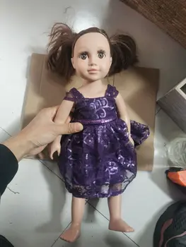1/3 18 инча голяма американска черна кукла за момичета, нова марка детска кукла, скъпа сестра, подарък за момичета, аксесоари за деца, zhibojian
