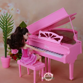 Аксесоари за кукли нови мебели rose симулационно пиано за кукла Барби направи си сам играчка игрални комплекти детски рожден ден подаръци за момичета
