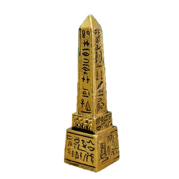 2,7×2,7×10 см Обелиск Надпис на Камък Египетски Кула Древен Паметник на Психологически Маса Пясък Набор от Декорация на Всекидневна