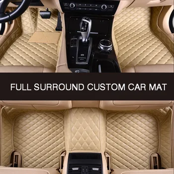Подложка за пода на колата Full surround обичай кожа за JEEP Commander (5seat) Аксесоари за интериора на колата Cherokee Compass Ренегат