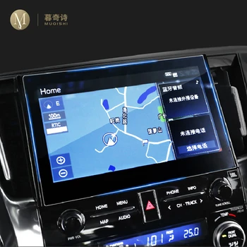 За Toyota Alphard Vellfire 2015-2020 Автомобилна GPS навигационна филм LCD екран от Закалено стъкло защитно фолио Против надраскване 8/10 См