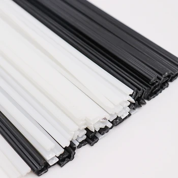 Черен/Бял дължина 25 см ABS пластмаса заваръчни пръчки за ремонт на бронята на автомобила инструменти с топъл въздух заваръчни машини пистолет
