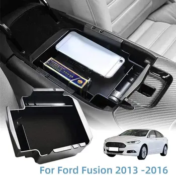 Органайзер За Централната Конзола Подлакътник на Кутия За Съхранение ABS Тава Поставете Органайзер Тава За Ръкавици Ford Fusion 2013 2014 2015 2016