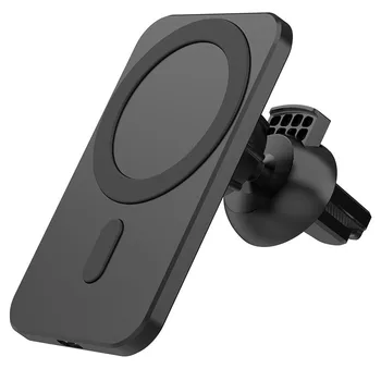 Най-новото Магнитно Безжично Зарядно за Кола за iPhone 12 13 Pro Max mini Magsafe Бързо Зареждане на Безжично Зарядно Устройство за Кола за Телефон