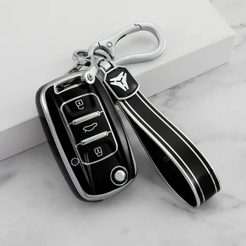 Калъф за ключове на автомобила от TPU, Калъф-чанта за Wuling HongGuang Макро-Light S1 За Stoqnka 730 510 310 560 630 310 W, Аксесоари, Ключодържател