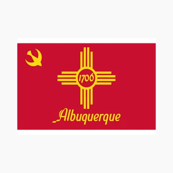 Знаме на град Албакърки, щата Ню Мексико размер 3x5 метра За гласуване по време на Кампанията