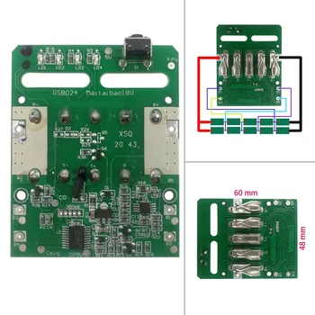 Таксата за Защита от зареждане на Печатната Платка PCB За Metabo 18V литиево-йонна Батерия-Часова Аксесоари За електрически инструменти