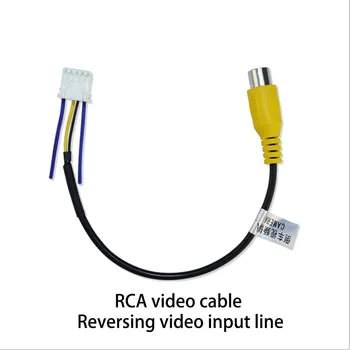USB кабел за автомобилни радио Android дълъг USB кабел 4-пинов и 6-пинов кабел-адаптер connector10pinRCA GPS POWER