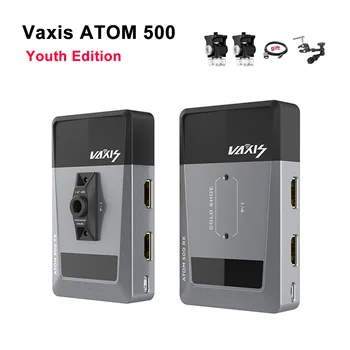 Vaxis ATOM 500 Dual-HDMI Основен Комплект Безжични Предавател, Приемник на 1080P HD Система за Трансфер на Изображения и Видео за вашия Фотоапарат